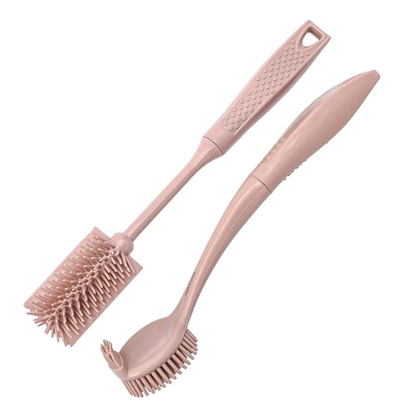 Silicone Dish Brush Set - Pink - Picture 5 of 8